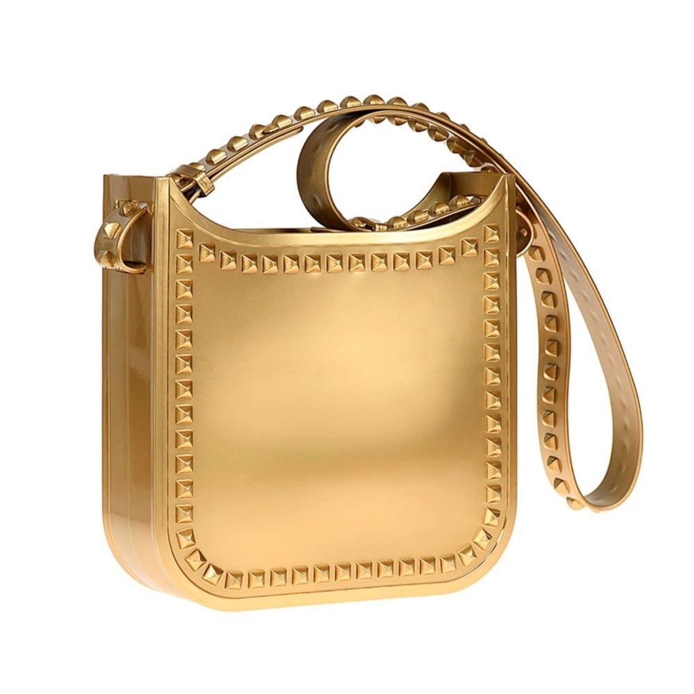 Carmen Sol Fico Large Crossbody -
Metallic Jelly Gold - Picture 3 of 8